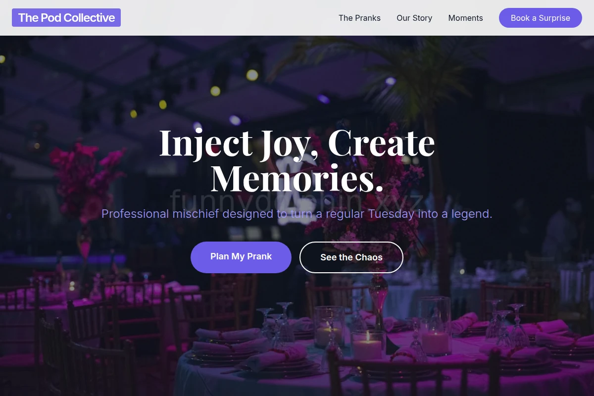 Prank Event Planning