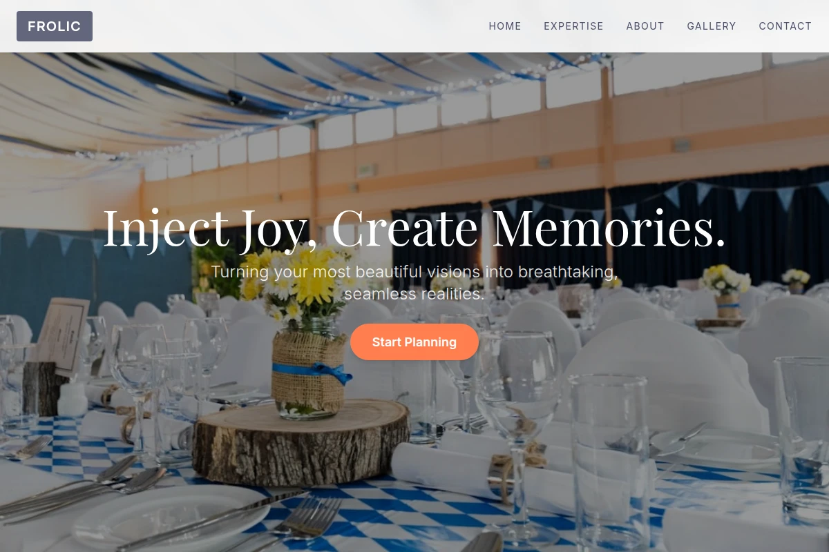 Frolic Event Planning