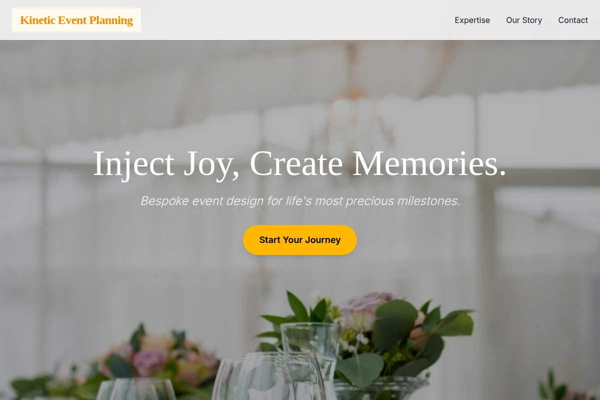 Kinetic Event Planning