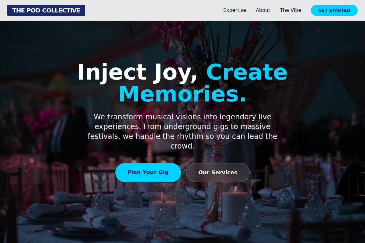 Gig Event Planning