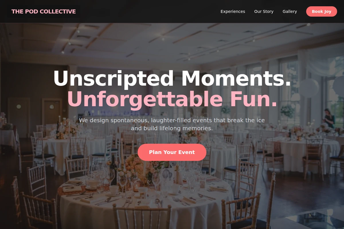 Improv Event Planning