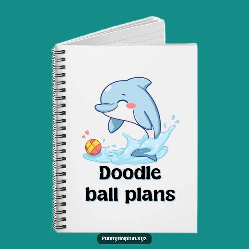 Funny Dolphin Play Notebook: Giggling Dolphin Journal, Humorous Gift for Ideas